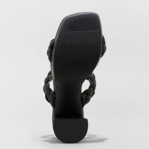 Women Black Tiana Mule Heels - A New Day Size: 8.5 - Picture 5 of 10